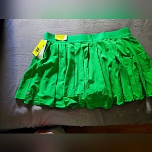 Women's High-rise Woven pleated skort